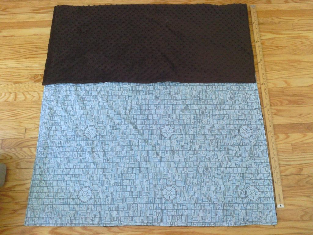 Reserved for Alice Buckingham - That's no moon - Star Wars Blanket