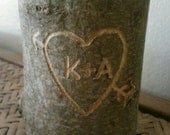 Rustic Wedding, Valentine's Day Candle, Unity Candle, Personalized Candle, Wedding Candle, Memorial Candle