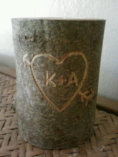Unity Candle, Wedding Candle, Memorial Candle, Rustic Wedding
