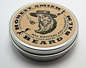 Honest Amish Beard Balm -  Men's Leave-in Beard Conditioner and Tamer - All Natural and ORGANIC with Argan - THE BEST