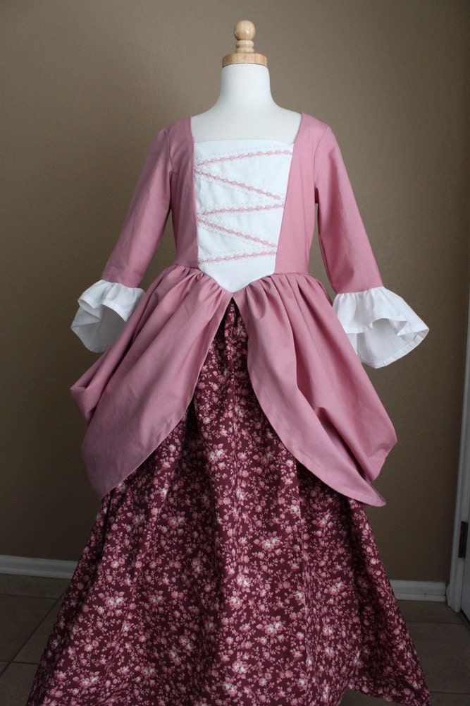 Handmade Historical Colonial Pioneer Children's Clothing 3T, 4T, 5, 6, 7, 8
