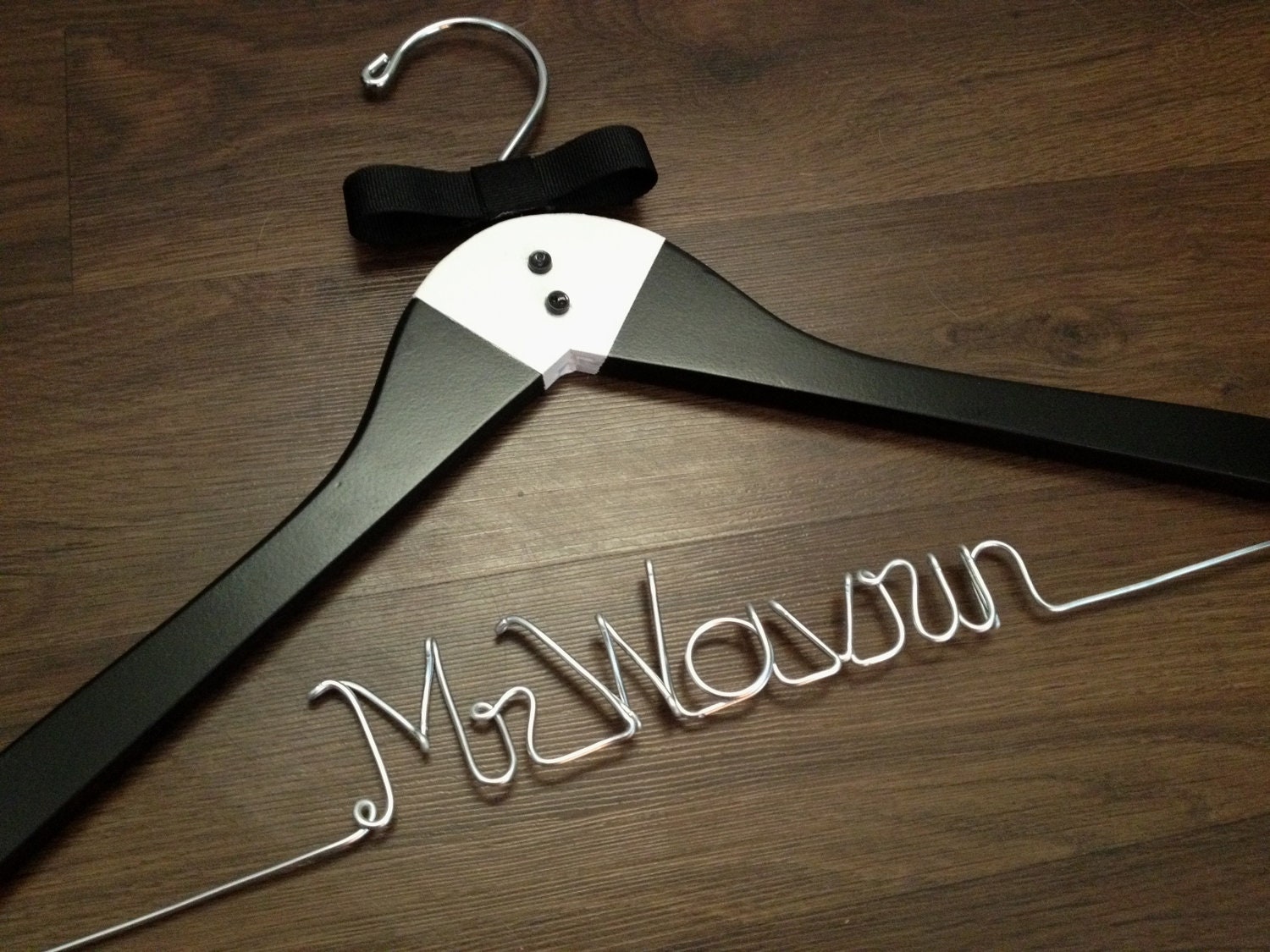 Tuxedo Groom Hanger, Wedding Hanger, Personalized Hanger, Name Hanger, Groom Gift, Bride Hanger