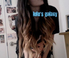 TRI COLOR OMBRE/  20 inch long/ dip dye/ dark roots/ hair dye/ hi lights/ boho hippie hair/ clip-in hair wefts/ set of human hair extensions