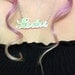 LA LA LAVENDER pastel colored lavender human hair extension/ clip-in hair/ dip dye ombre (2) hair extensions