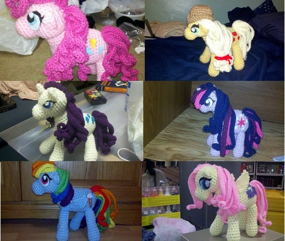 MLP:FIM Mane Six Crochet Patterns