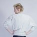 white LEATHER jacket bomber silver leopard print unisex M