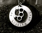 Gay, Dyke, Lesbian necklace