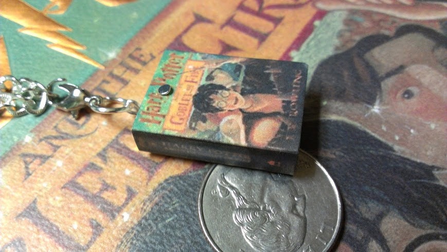 Miniature Book Charms - Harry Potter and the Goblet of Fire