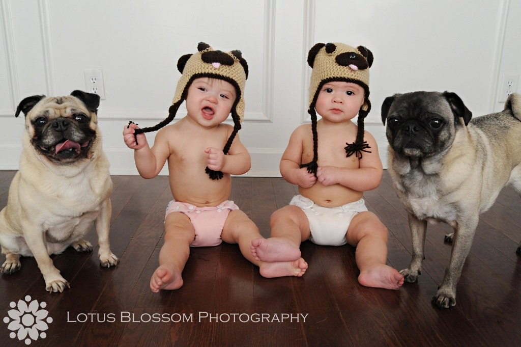 Pug Hat - Infant/Toddler Size