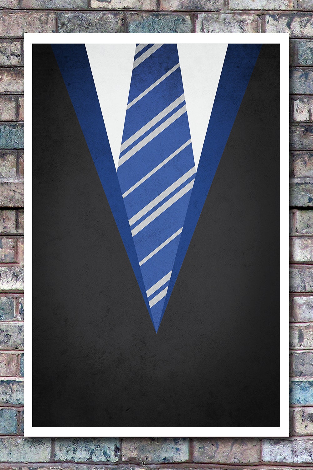 Minimal Ravenclaw Robe Poster - Harry Potter Art Print - 11x17