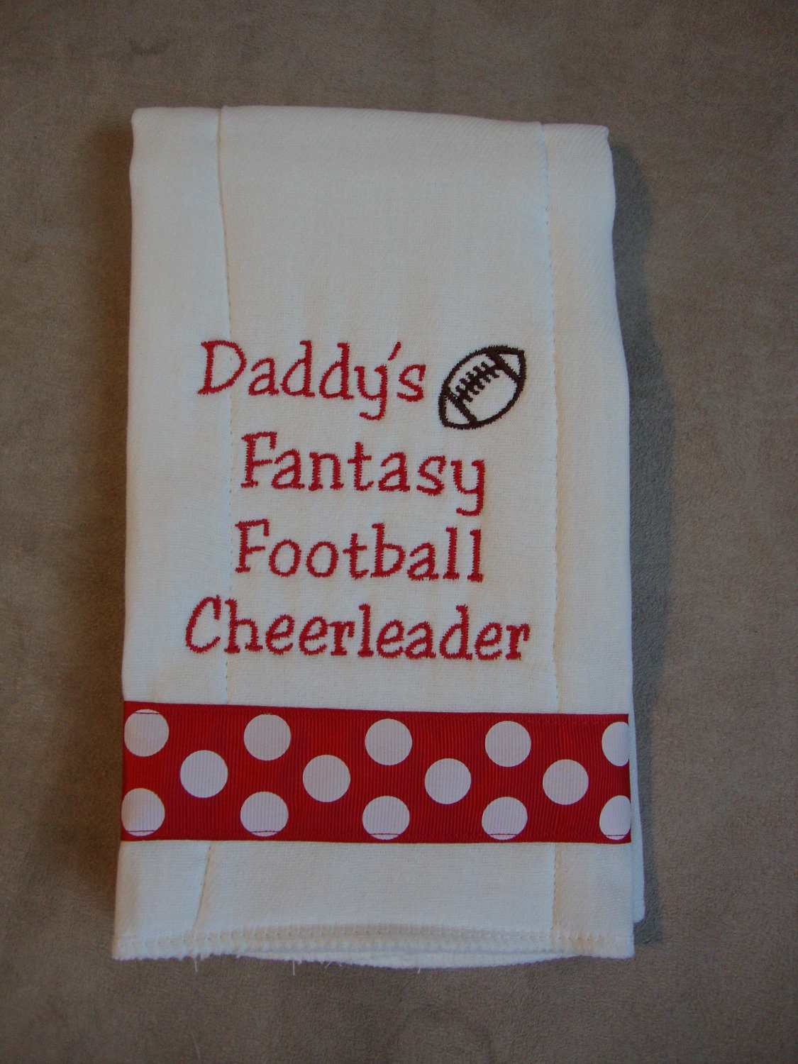 Fantasy Football Burp Cloth