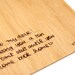 Wood Card: The Fox from The Little Prince