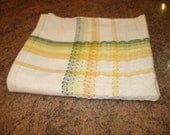 Hand woven cotton tablecloth