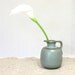 Mid Century Jug Pitcher Pottery FRANKOMA Plainsman Woodland Moss