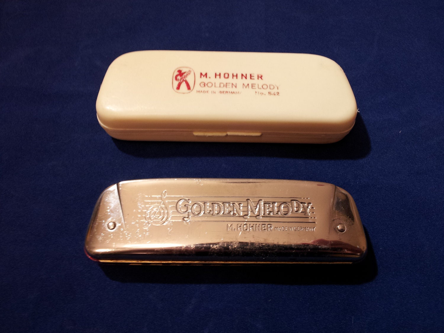 Items similar to Harmonica M. Hohner Golden Melody Made in Germany Key of C on Etsy