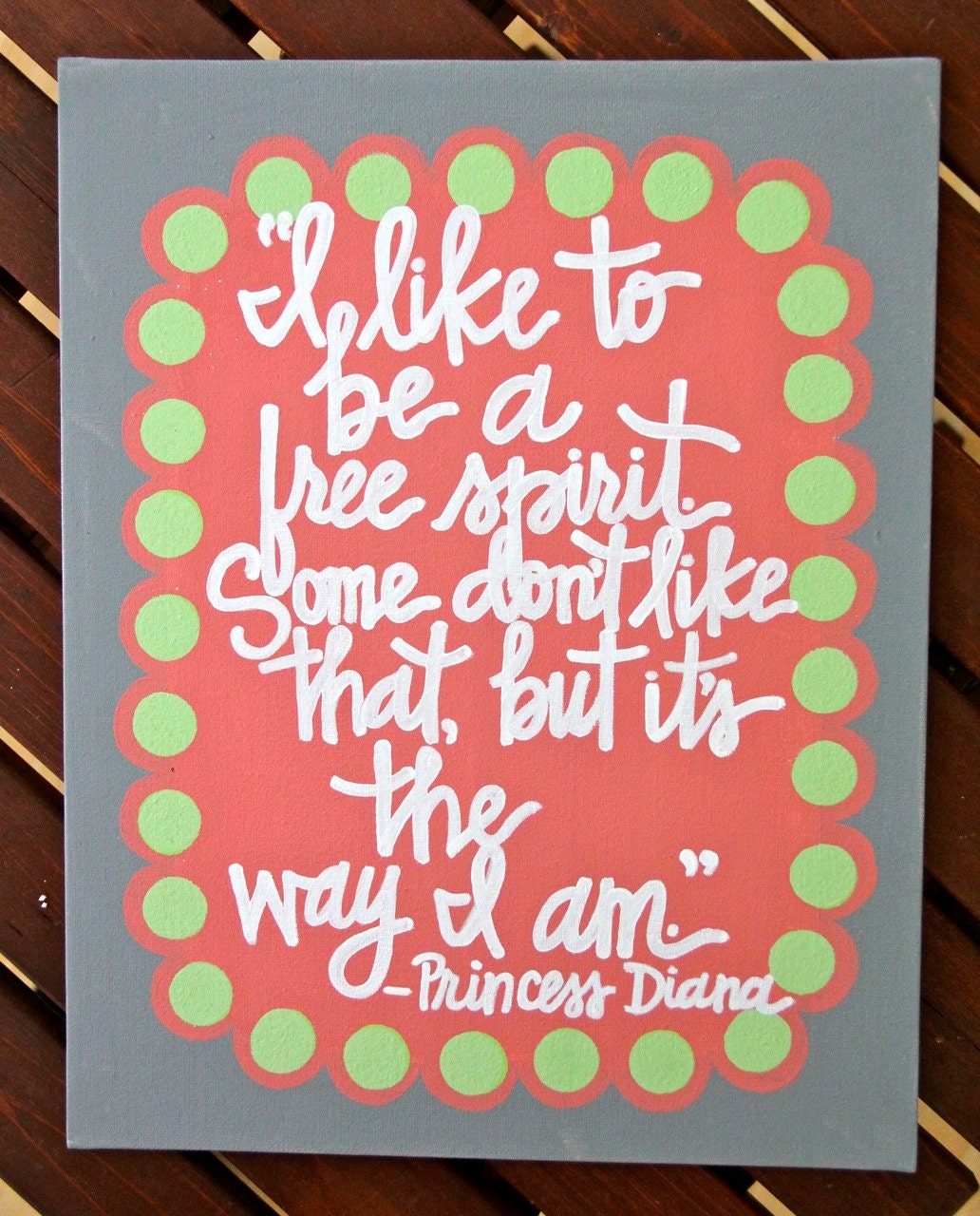 Custom Scripture or Quote Painting - 8"X10" Canvas