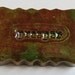 PROSPER - Small Ceramic Tile - Forest Green Art Glaze - Inspirational Art Piece