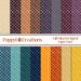 INSTANT DOWNLOAD - DIY Printable Fall Polka-Dot Digital Paper Pack - For Commercial or Personal Use - Digital Design