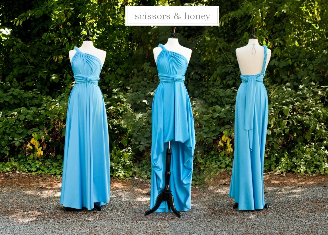 Floor Length A-Line Convertible Dress Infinity Dress - Made To Order