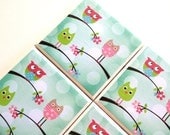 Owl Coasters, Cartoon Owl, Owl Illustration, Ceramic Tile Coasters, Owl Images, Beverage Coaster