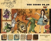 GRAPHIC 45 - MAGIC of OZ - 12x12 Paper Pad - ReTIRED - RArE - Wizard of Oz Theme