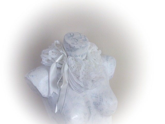 White knitting scarf - All Seasons-Bridal accessories spring fashion-frill frizzy scarflette