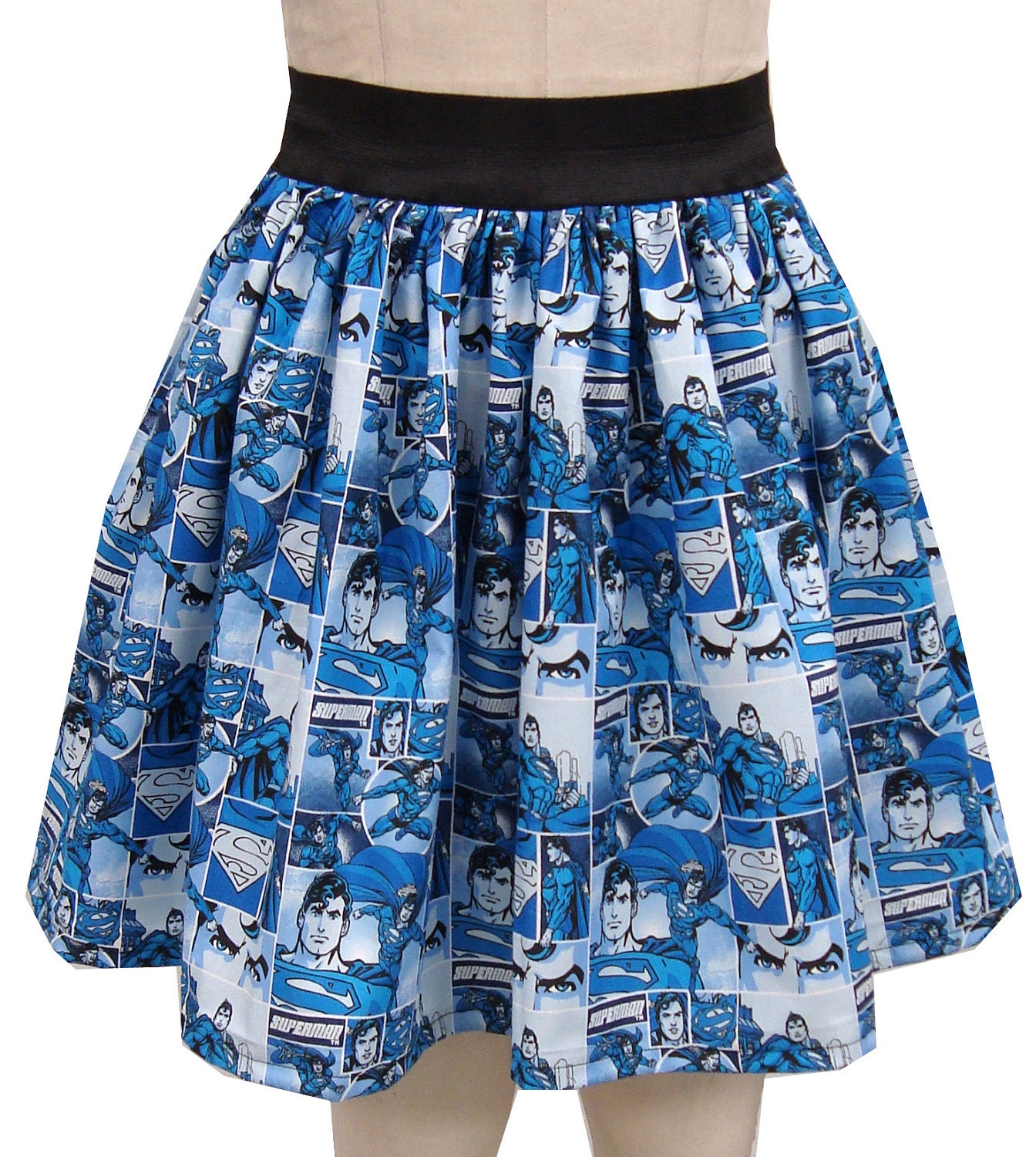 Blue Superman Ice Full Skirt