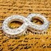 Infinity Charm, Sideways Rhinestone Connector