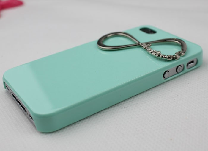 light Green Hard Case Cover With One Direction "Directioner" Infinity for Apple iPhone 4 Case, iPhone 4 Cover,iPhone 4s Case, iPhone 4gs