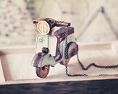 Scooter Necklace in Mint Green - Indie, Hipster chic
