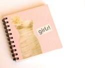 Hipster Coffee Table Book -For Girls- vintage recycled magazines- Girly Stuff, Weddings, Makeup