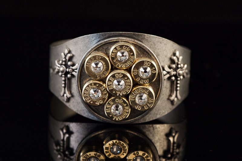 Ammo Bullet Cuff Bracelet-"Lucky Seven"  Cool Hand Luke-Rustic and sexy
