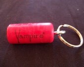 Vampire Winecork Key Ring