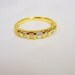 14k .30 Ctw DIAMOND WEDDING BAND Size 5 (r343