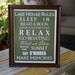 Lake House Rules Framed Sign