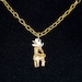 Assemblage Darling Vintage Democratic Donkey Pendant Now Necklace Upcycled One of a Kind