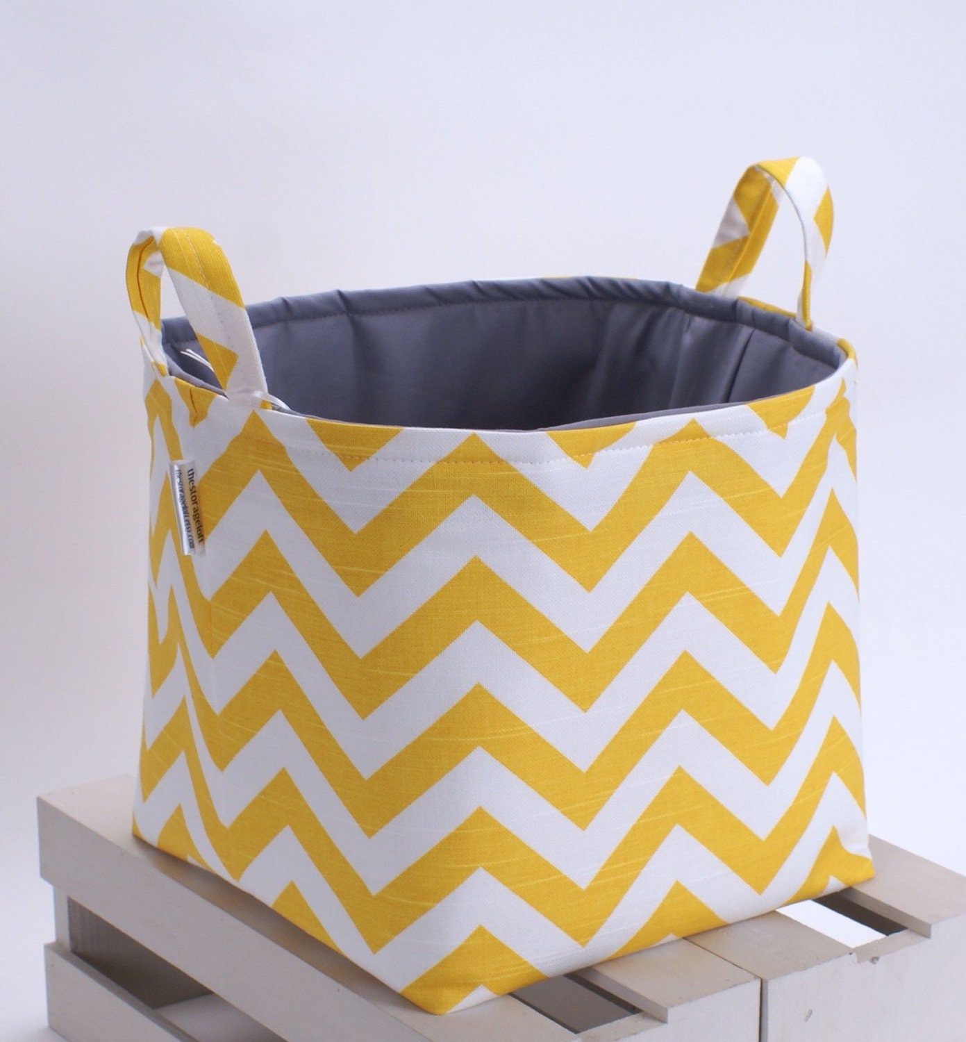 Items similar to 10"x10"x10" Storage Basket Laundry Toy Bin Storage