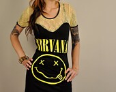 Nirvana Yellow Lace Dress