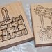 RESERVED for DIANNE Beehive Stamp only Rubber Stamps Scrapbooking Cardmaking