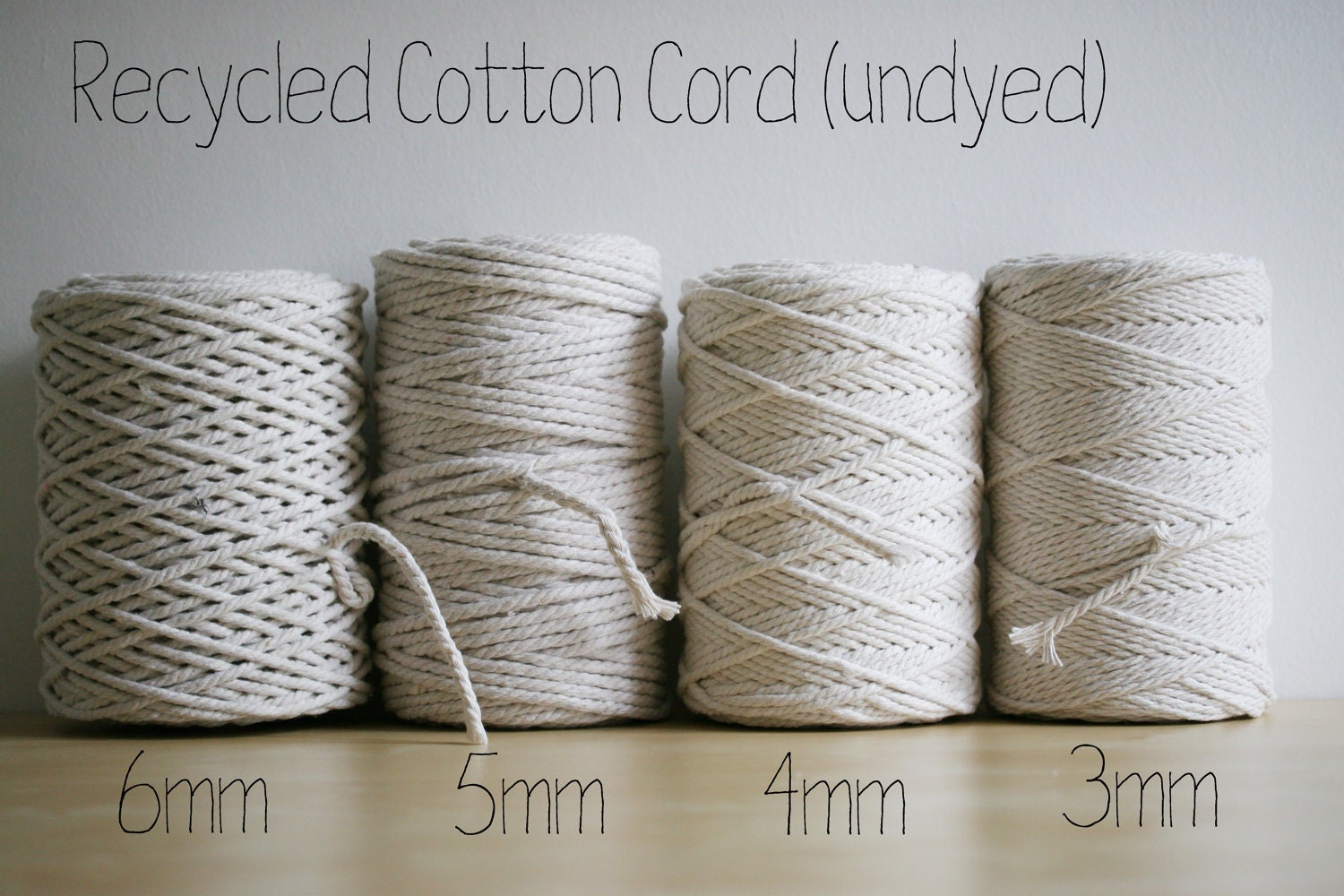 100g Recycled Cotton Yarn/Cord