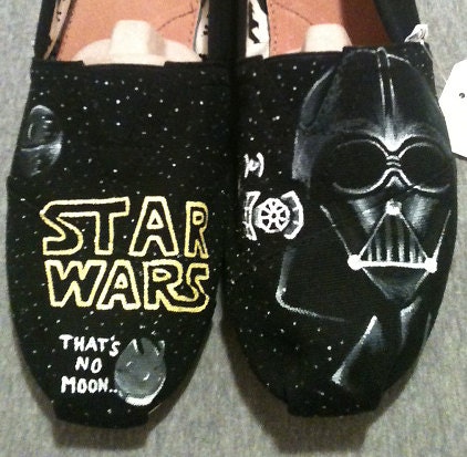 Hand Painted TOMS - Star Wars