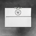 Custom return address stamp // rubber stamp // stamp // self inking // Circle monogram