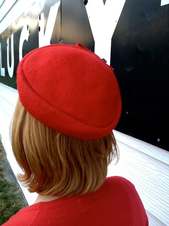 vintage red cap