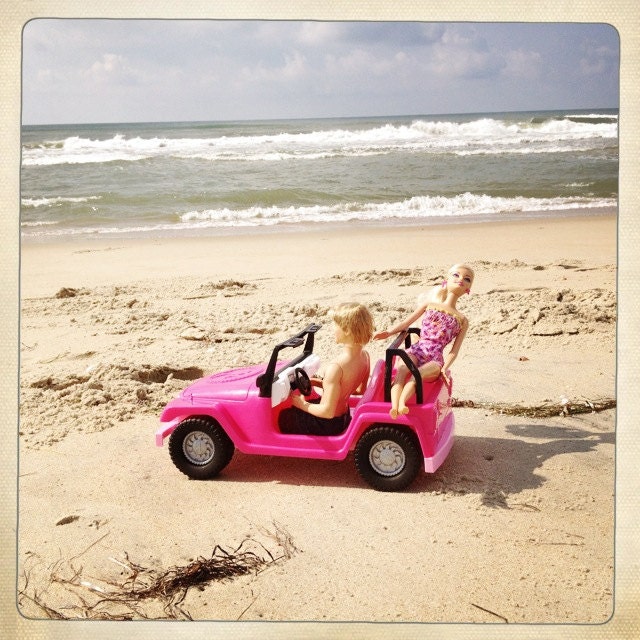 Beach Barbie - 8 x 8 Fine Art Print