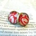 Chick-fil-A brass post earrings