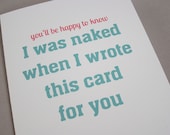 Funny Card for Friend, Fun Card - "Happy to Know"