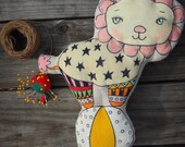 Circus lion OOAK softie soft sculpture