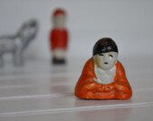 1930's Early Vintage Bisque Buddha Boy Penny Doll