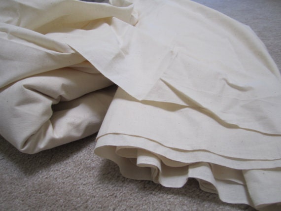 100% unbleached cotton muslin 50" wide