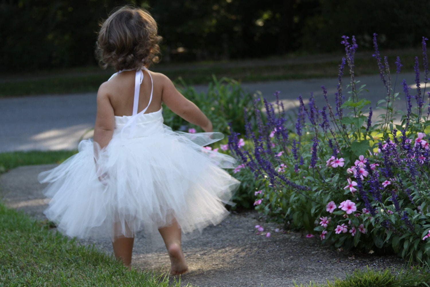 Simple Flower Girl Tutu Set